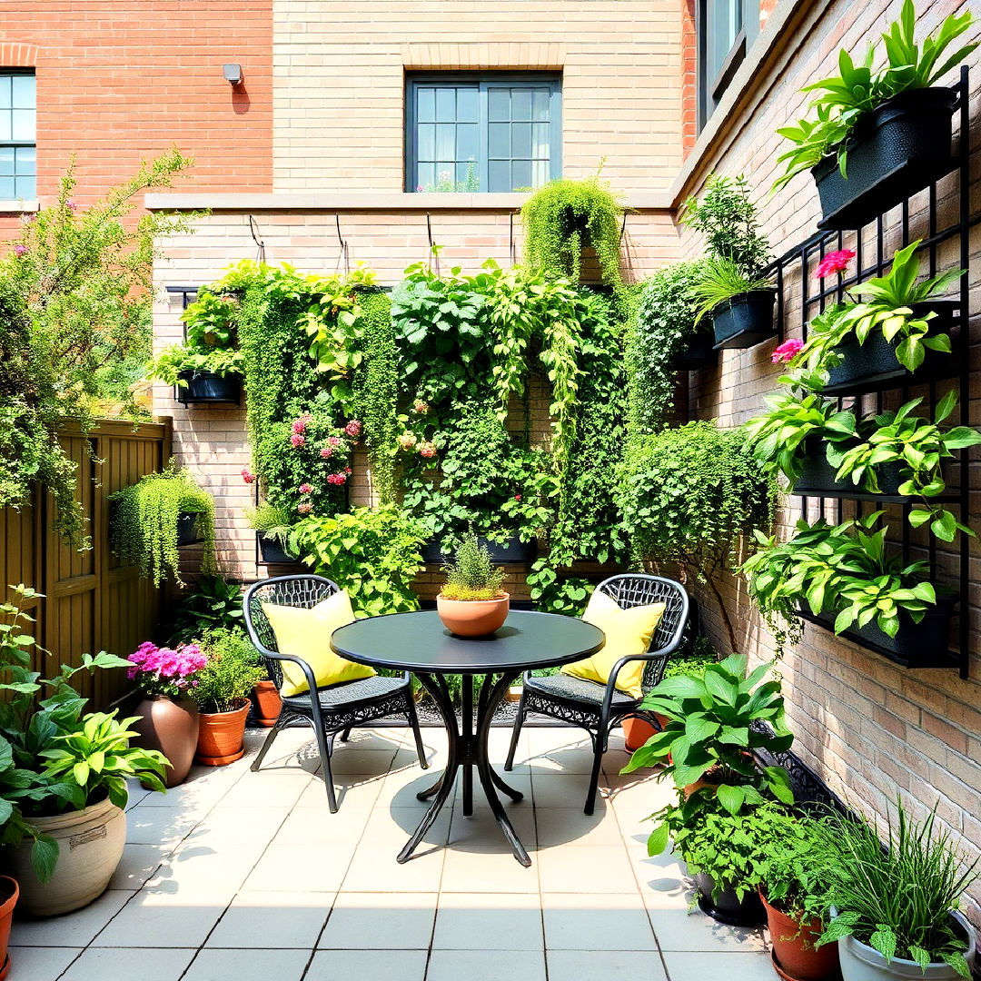 maximize space with vertical greenery