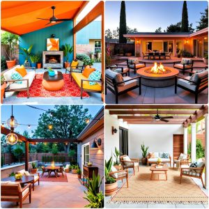 mid century modern patio ideas