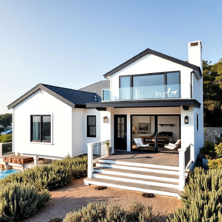 modern coastal single story house