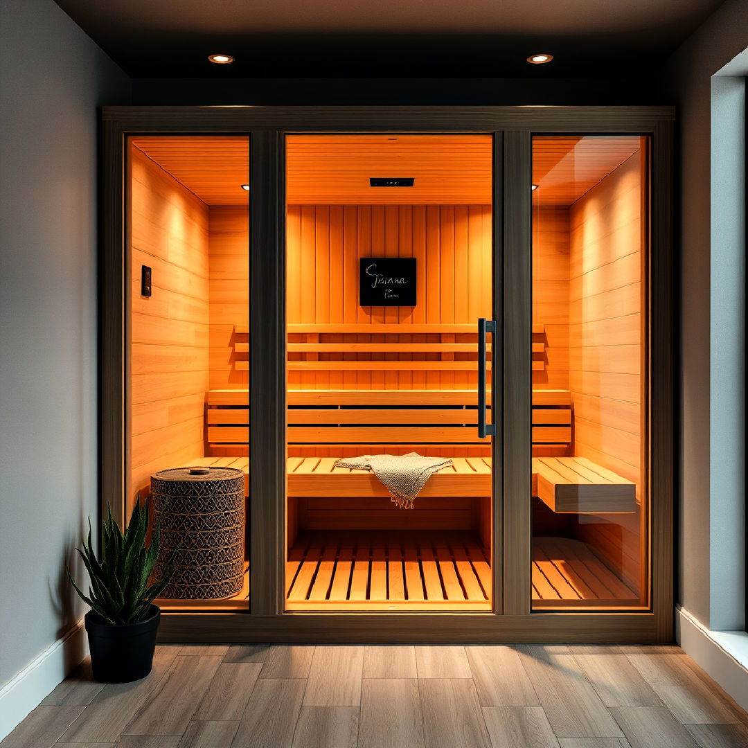 modern infrared sauna design