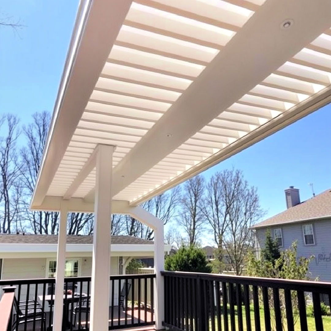 modern louvered roof