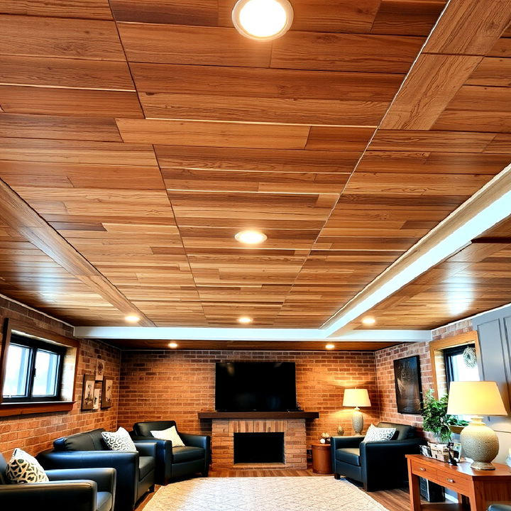 modern wooden ceiling panels