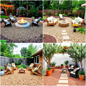 mulch patio ideas