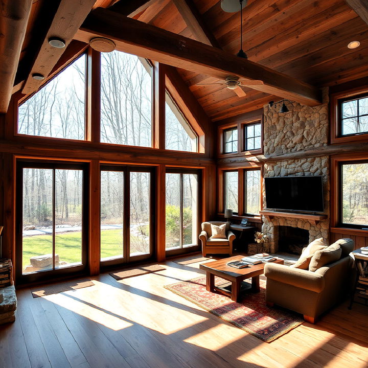 natural light with large windows