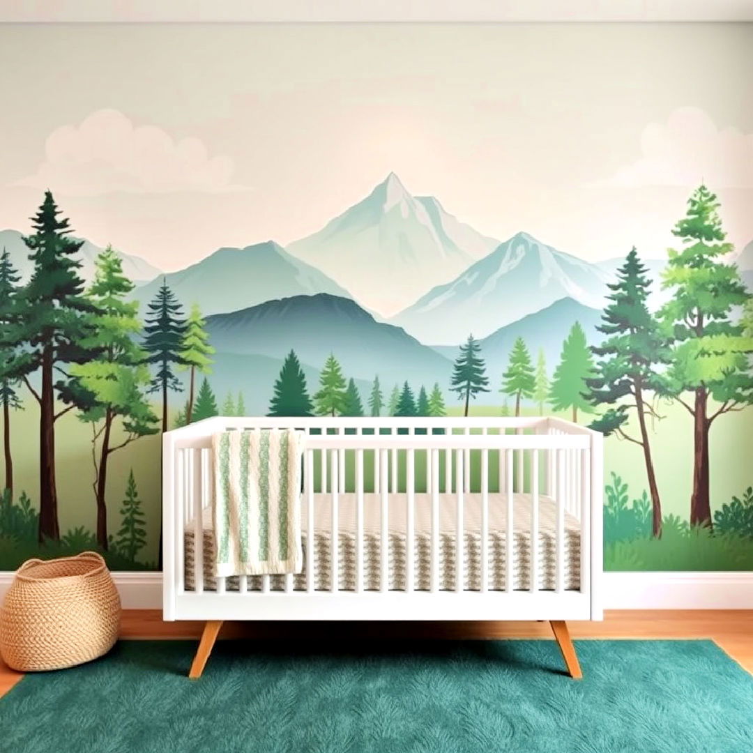 nature themed wall murals