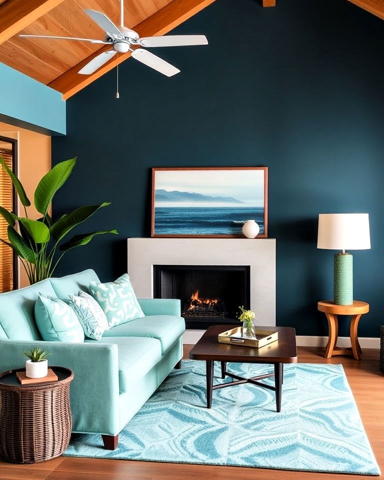 ocean inspired color palette hawaiian interior