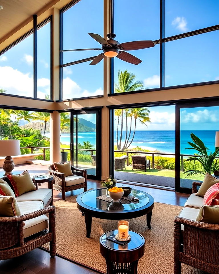 open air concept hawaiian interior