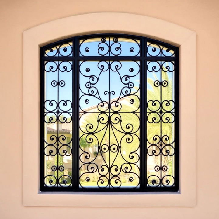 ornamental iron grills windows