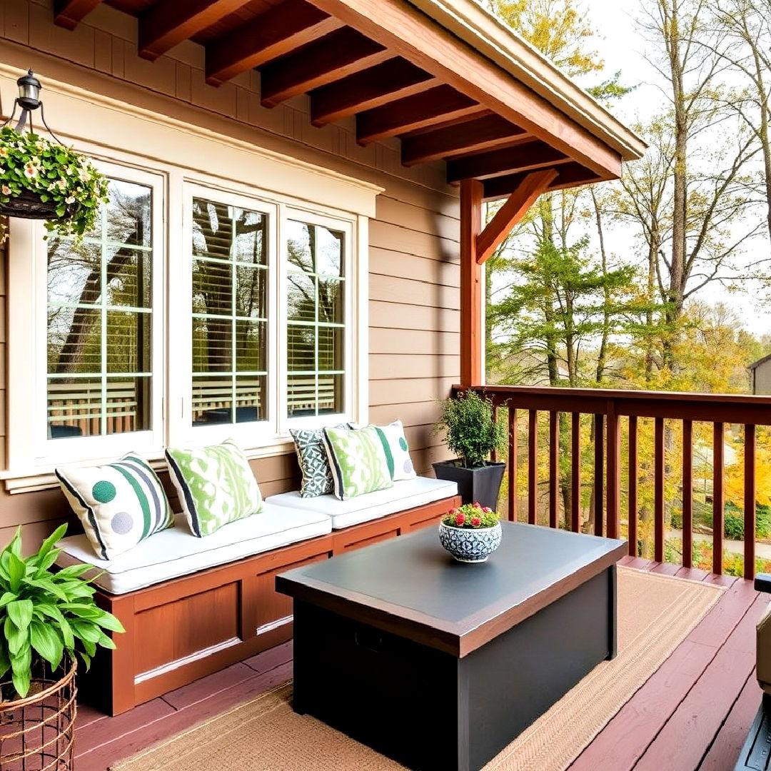 outdoor deck storage solution
