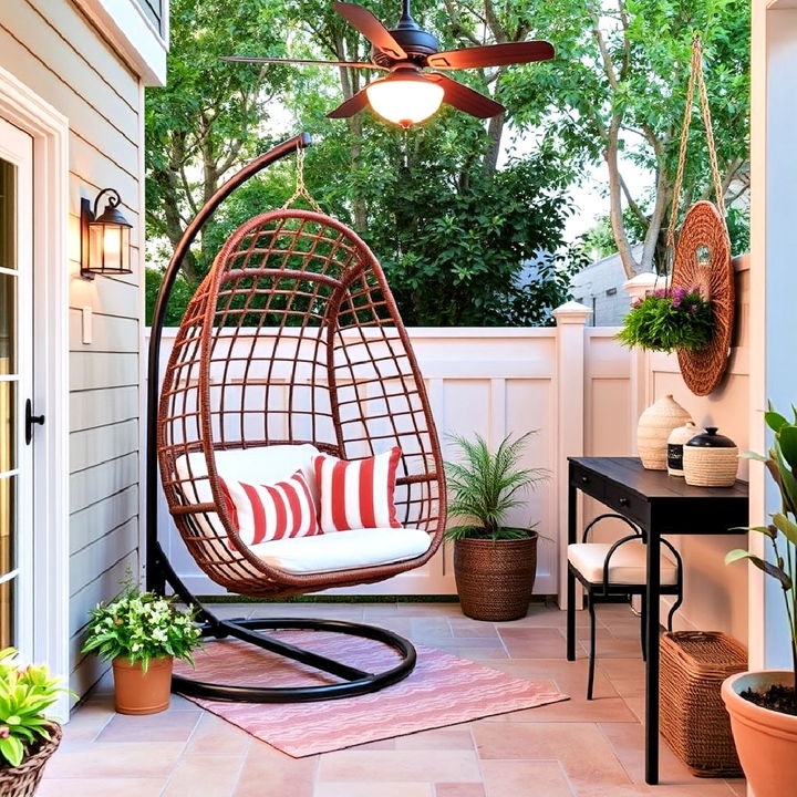 outdoor swing chair