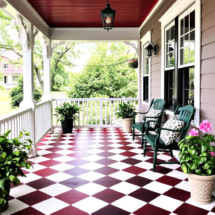 painted porch floor