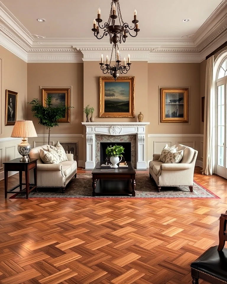 parquet wood flooring for living room