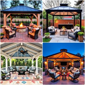 patio with a gazebo ideas