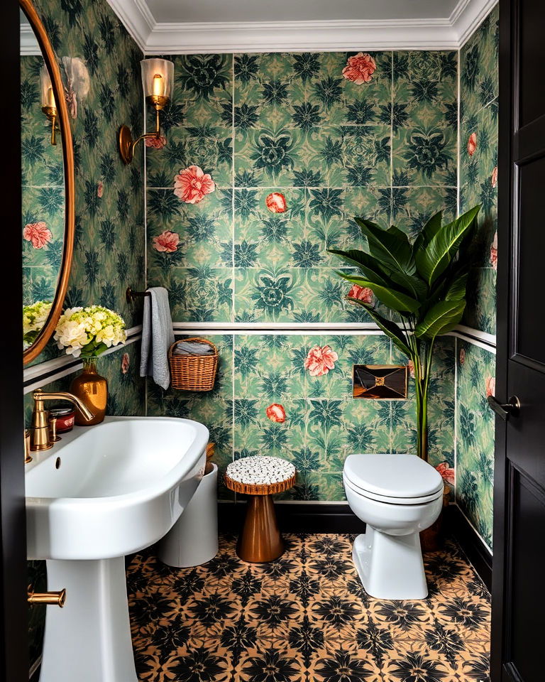 patterned cement tiles for bold designs