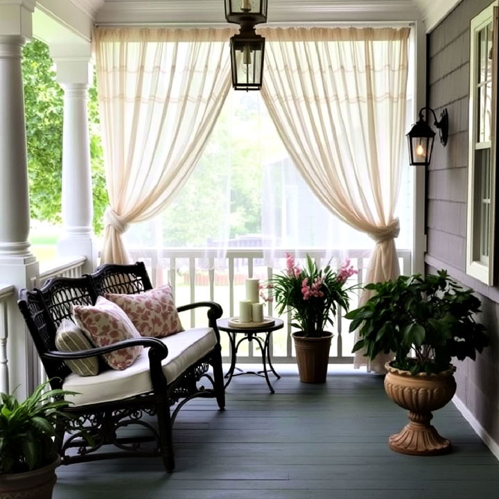 porch sheer curtains