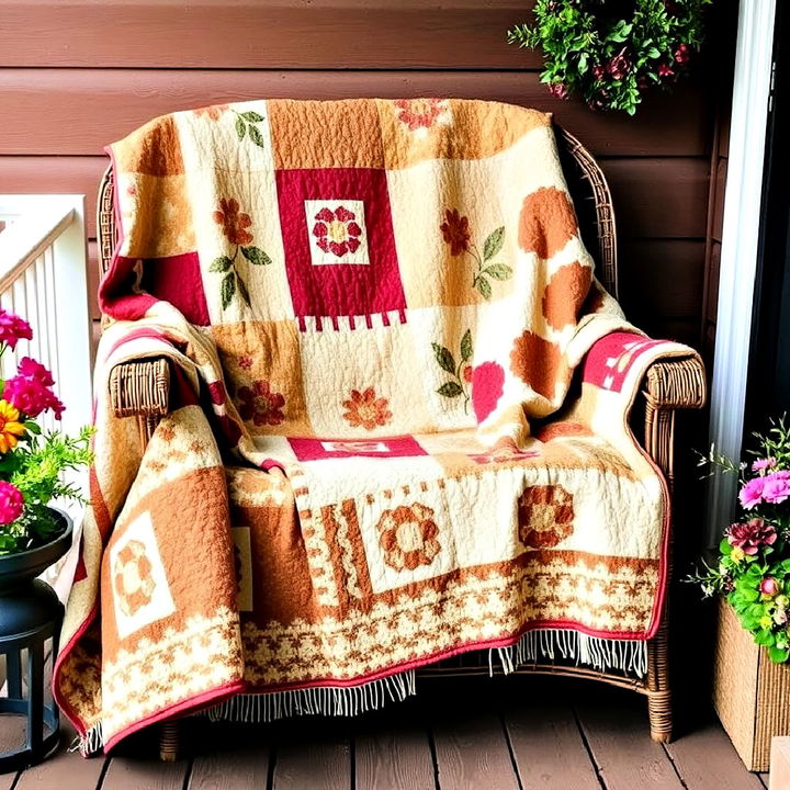 quilted blankets to add warmth