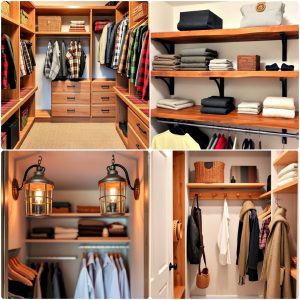 rustic closet ideas