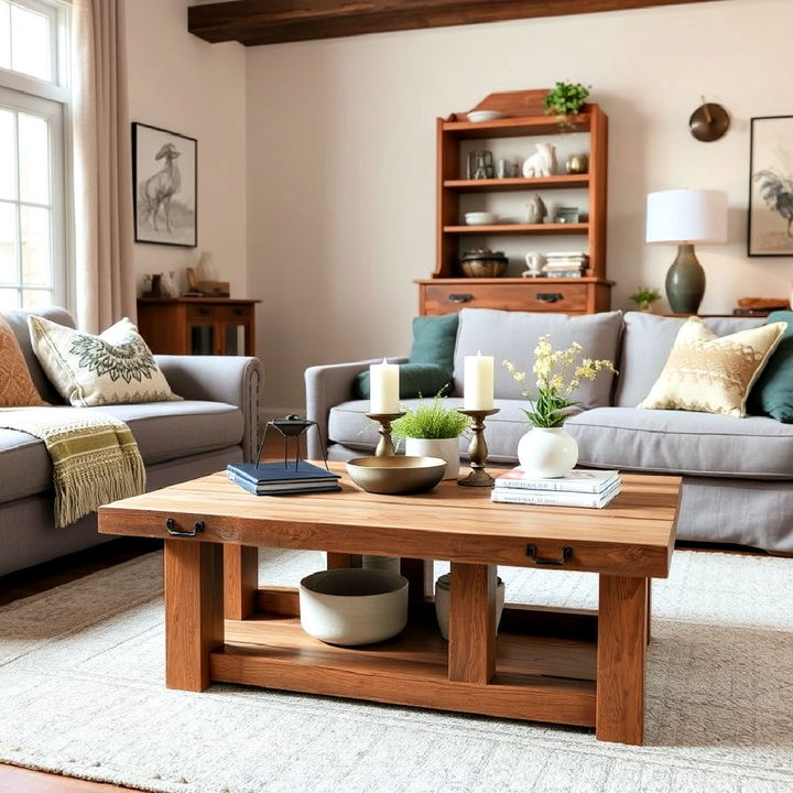 rustic coffee table design