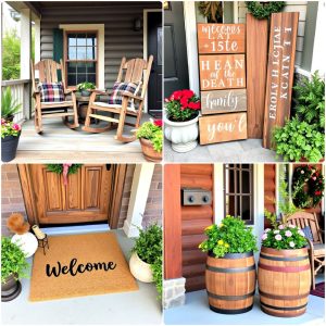 rustic front porch ideas