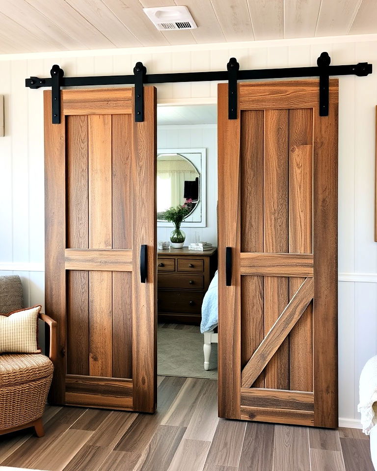 rustic sliding barn door