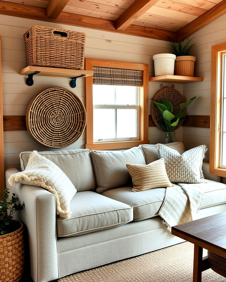 rustic storage solution to add character