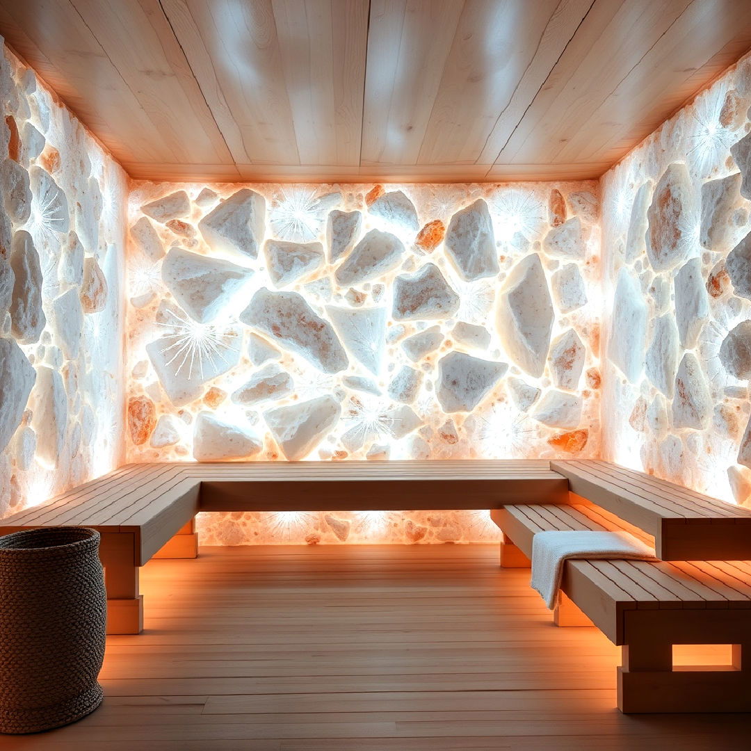 salt wall sauna to boost mood