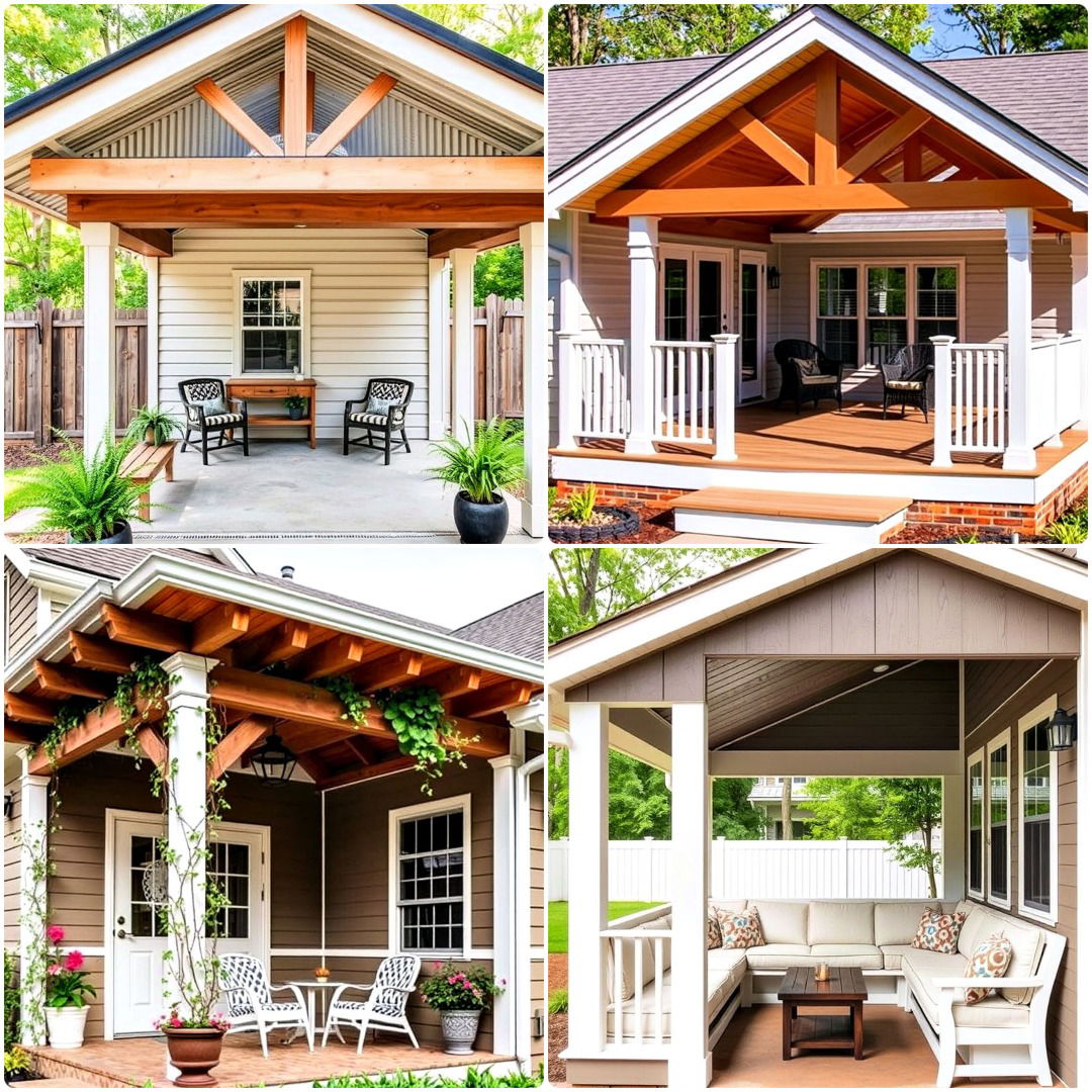 shed roof porch design ideas