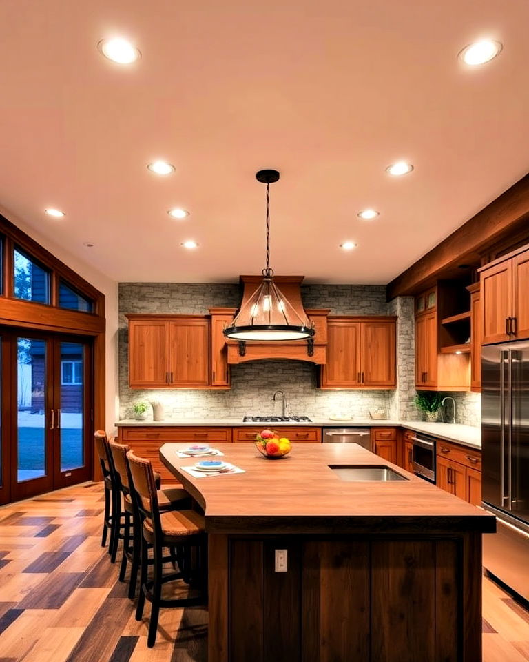 sleek and modern recessed lighting