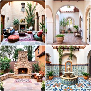 spanish courtyard ideas