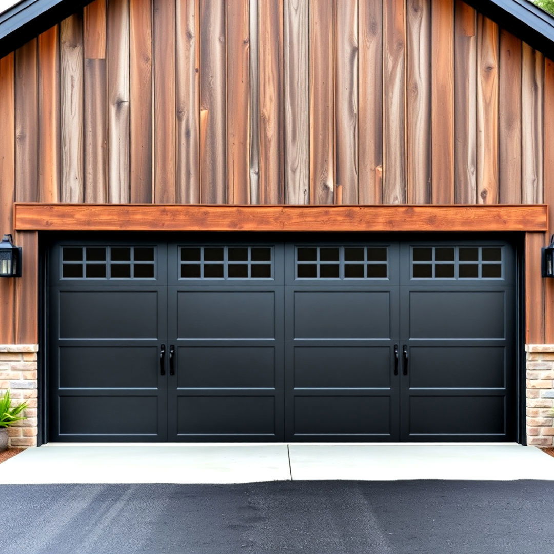 steel garage door to add charm