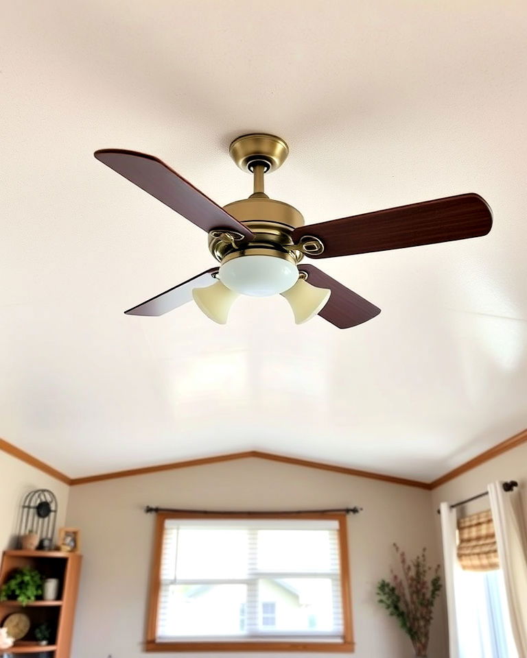 stylish ceiling fan for better air circulation