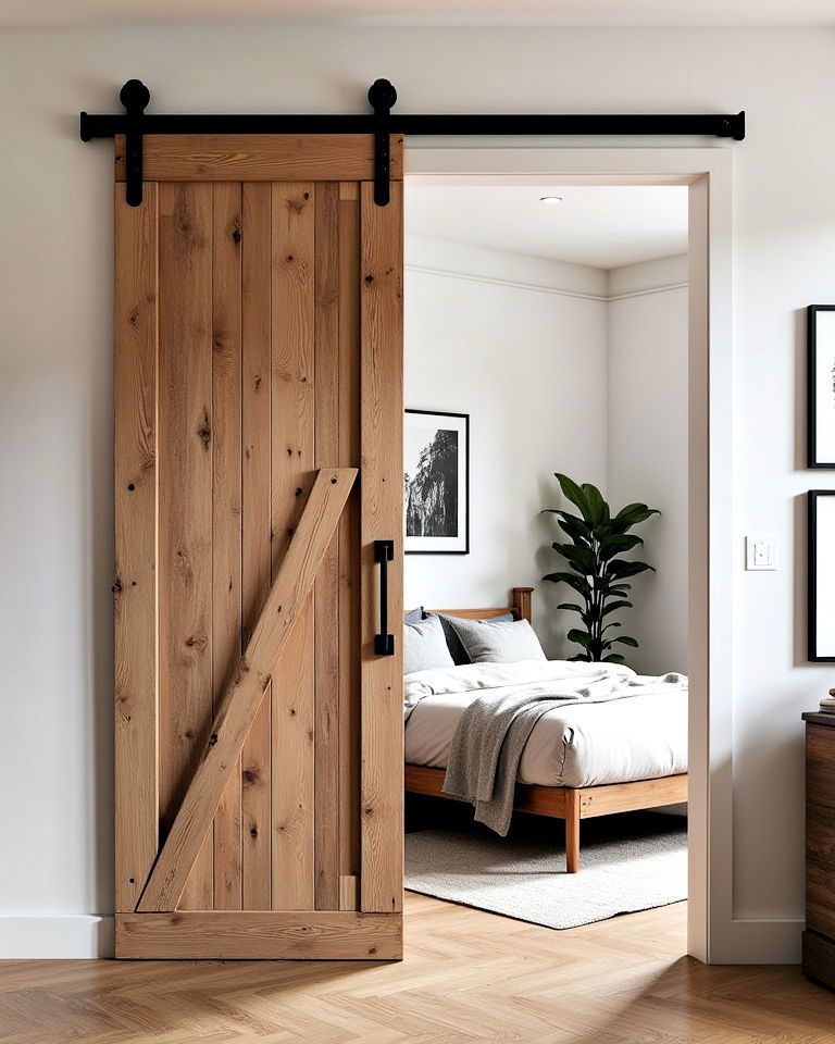 stylish sliding barn door