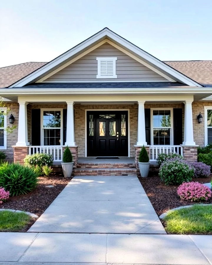 subtle decorative roofline details