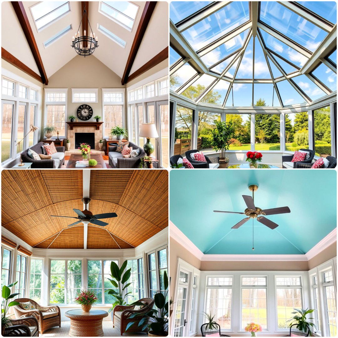 15 Sunroom Ceiling Ideas for Maximum Light and Height