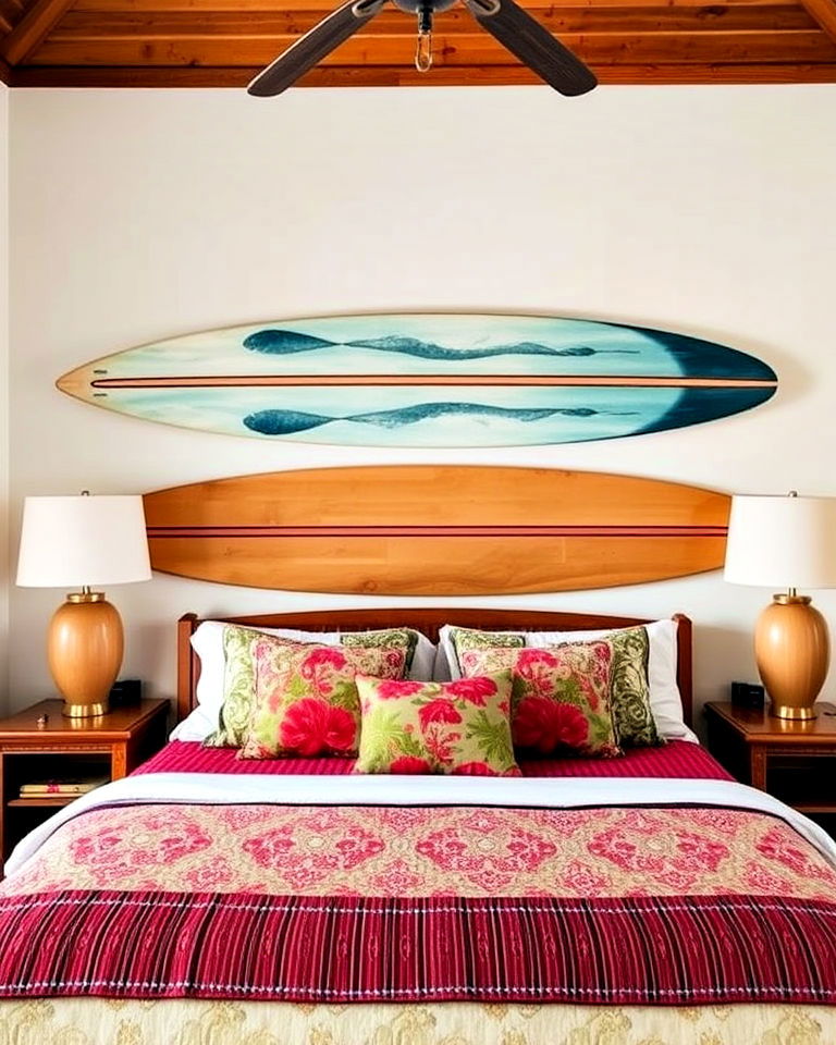 surfboard as wall art