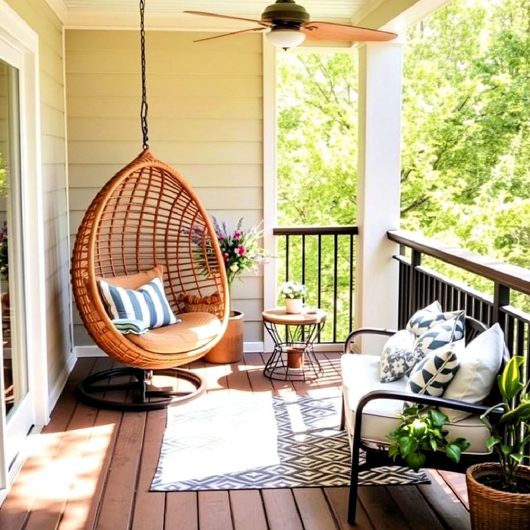 swing chair corner