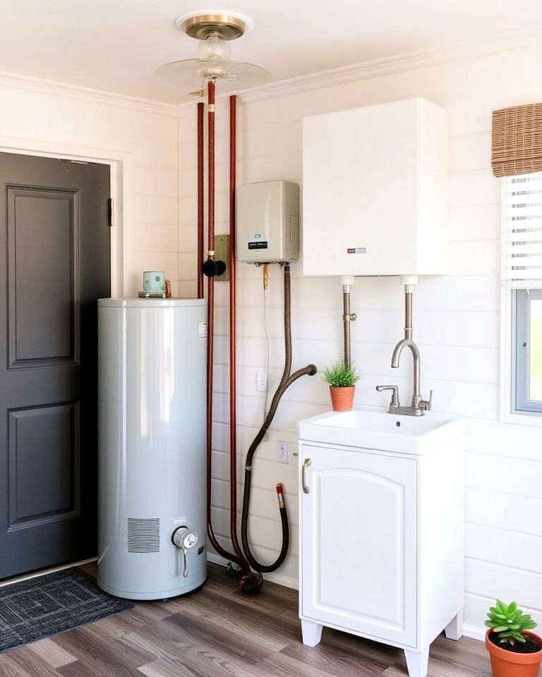 tankless water heater to improve efficiency