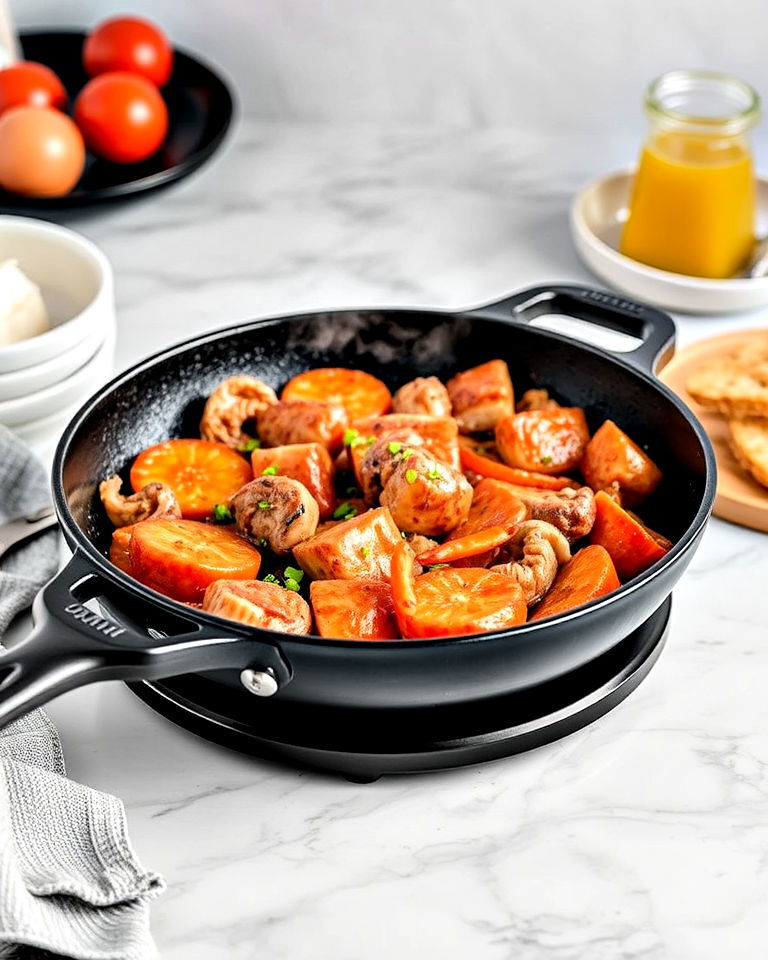 temperature controlled electric skillet