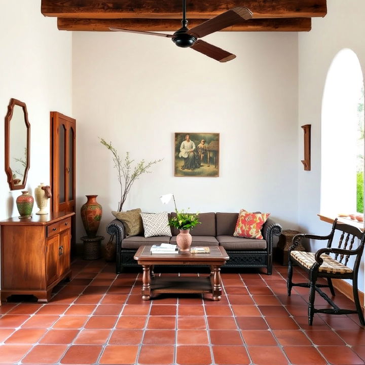 terracotta flooring for any spanish style interior