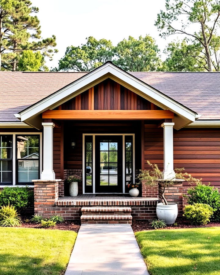 textured wood paneling for depth