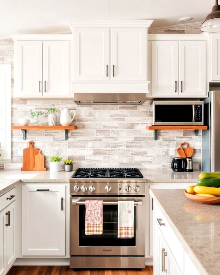 tile backsplash for visual interest