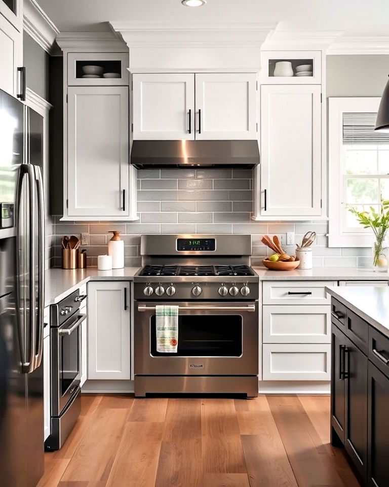 timeless monochrome kitchen design