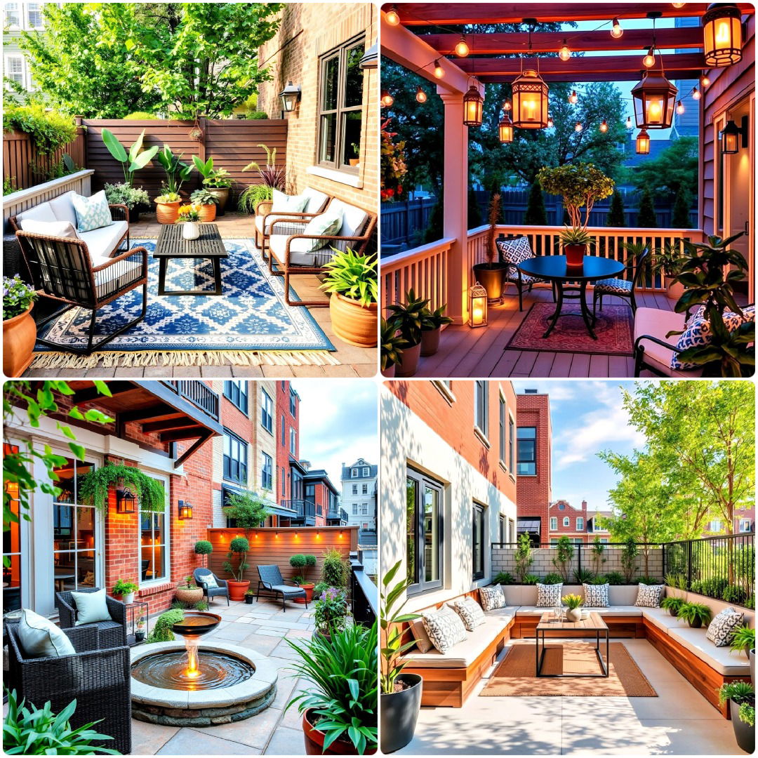 townhouse patio ideas