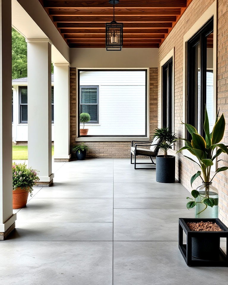 urban appeal with concrete look tiles