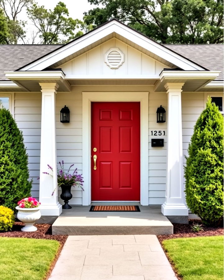 vibrant front door paint