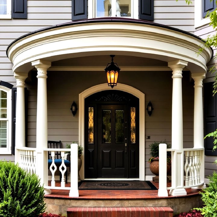 victorian porch arched entryway