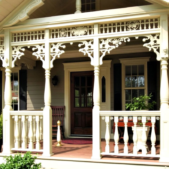 victorian style railing for porch