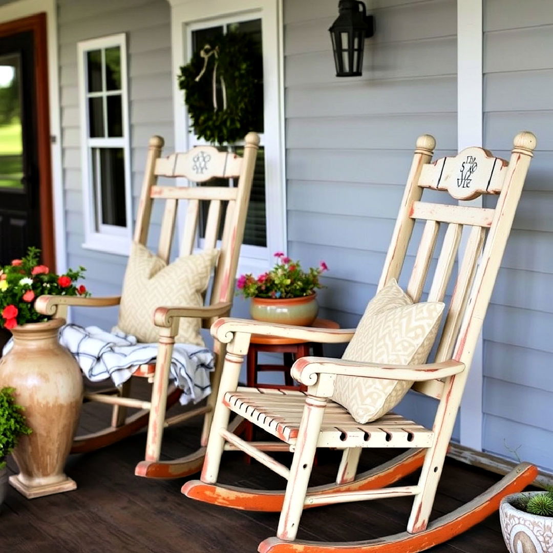 vintage rocking chairs for porch