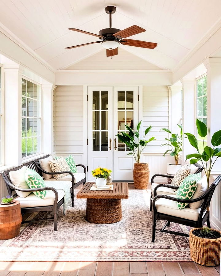 weatherproof and comfy lanai porch rug