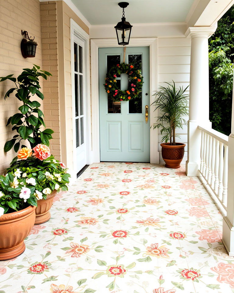 whimsical floral tile patterns